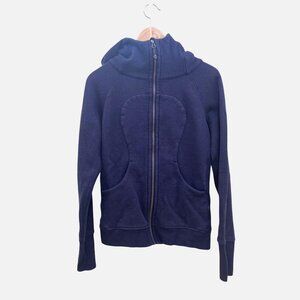 Lululemon Full Zip Scuba Sweatshirt, Purple, Size 6